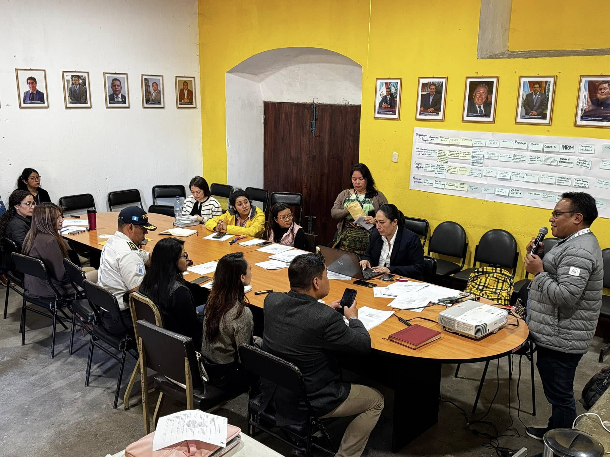 Reunión para el fortalecimiento de la Codesan en Quiché