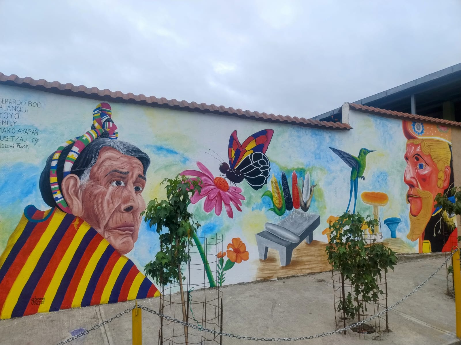 Murales enaltecen la identidad cultural de San Juan Sacatepéquez