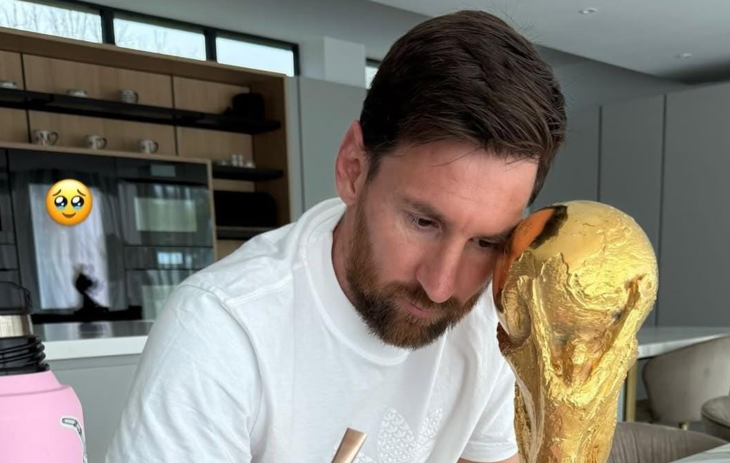 Messi desata la euforia en redes al revivir la gloria del Mundial 2022