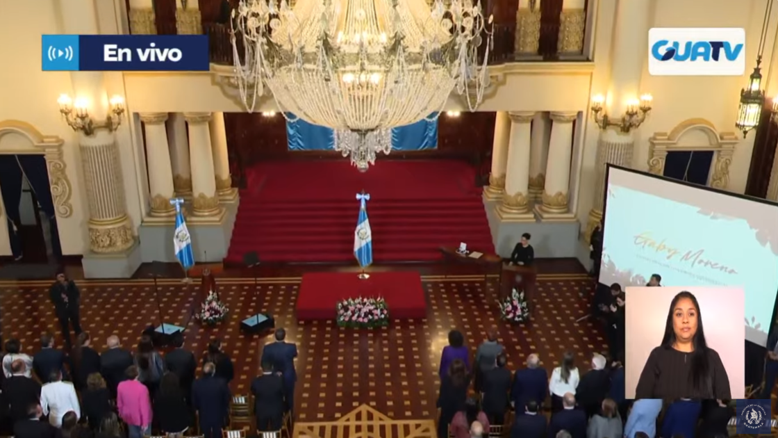 En vivo: Gobierno de Guatemala entrega orden presidencial a Gaby Moreno