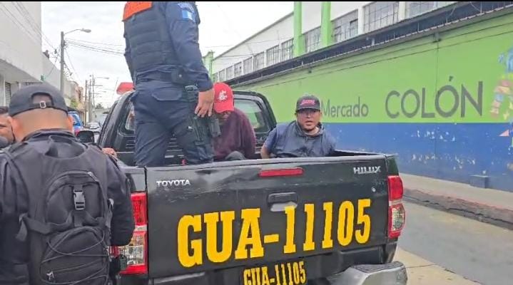 PNC captura a presuntos responsables de homicidio en la zona 1