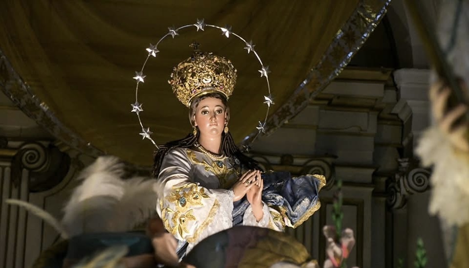 Devoción y Tradición: Procesión de la Inmaculada Concepción recorre las calles del Centro Histórico de Guatemala