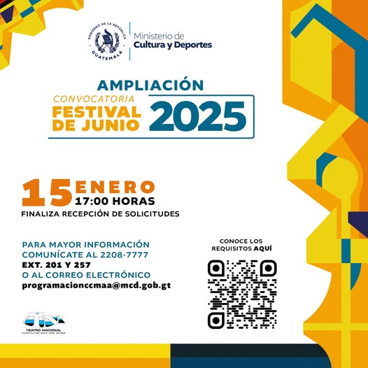 Durante el 2025 puede participar en las actividades de aniversario del Centro Cultura, así como en el Festival de Junio. / Foto: cortesía MCD