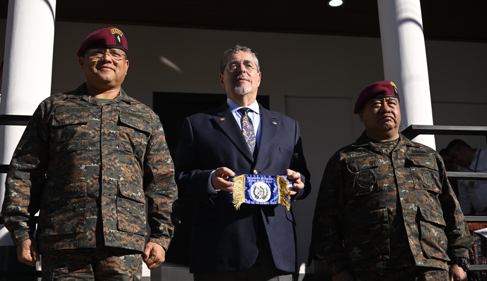 Presidente Bernardo Arévalo inaugura Comandancia de Reservas Militares Departamental en Sololá