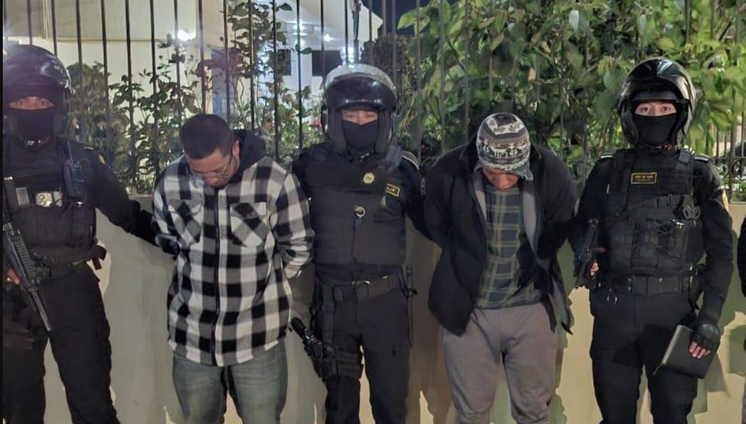 PNC captura a tres integrantes de la banda “ los guichos”