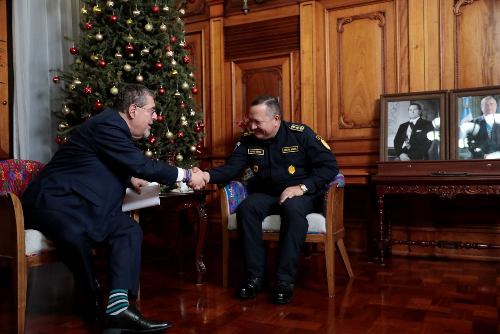 Presidente Arévalo ratifica respaldo a la PNC, fundamental para la sociedad