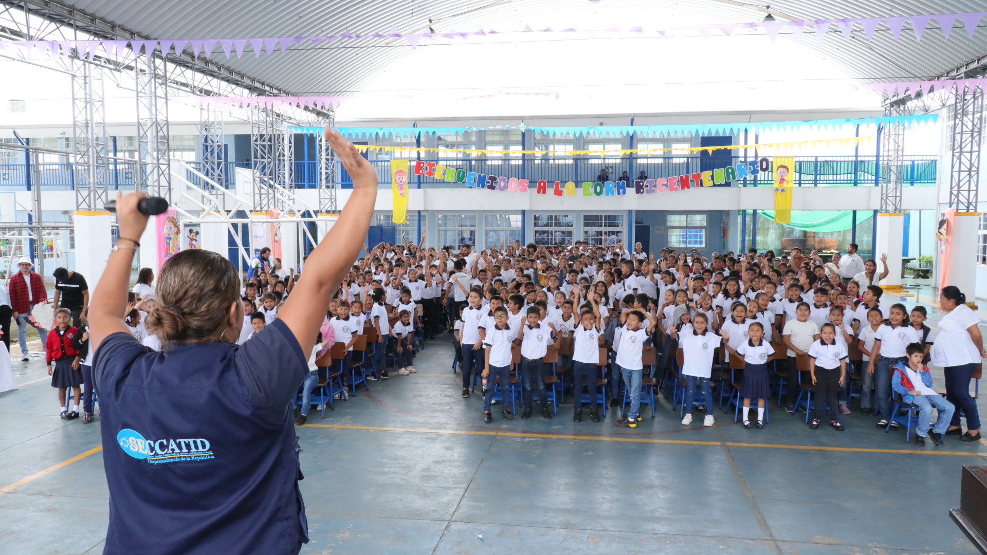 El programa es preventivo para que los niños puedan crecer en ambientes sanos. / Foto: cortesía Seccatid