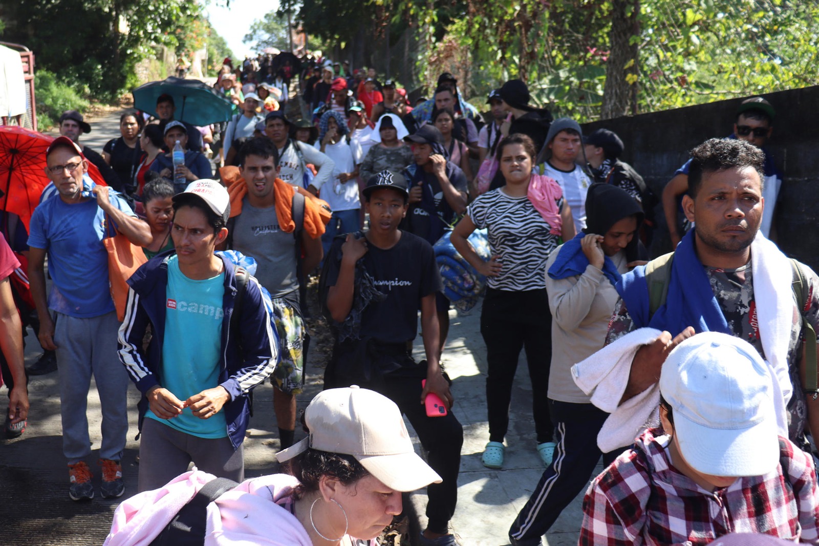 hiquimula, además de ser el principal punto de partida de migrantes, también funciona como receptor de latinoamericanos en tránsito. / Foto: EFE