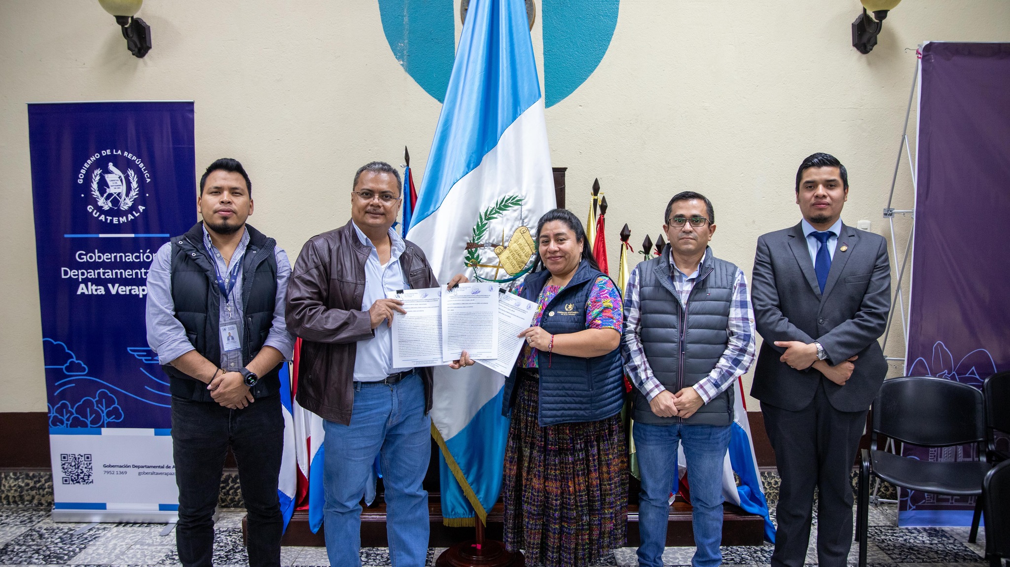 Firma de convenios permitirán impulsar el desarrollo en Alta Verapaz