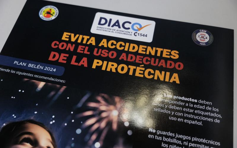Diaco inspeccionará ventas de pirotecnia para evitar inseguridad y abusos