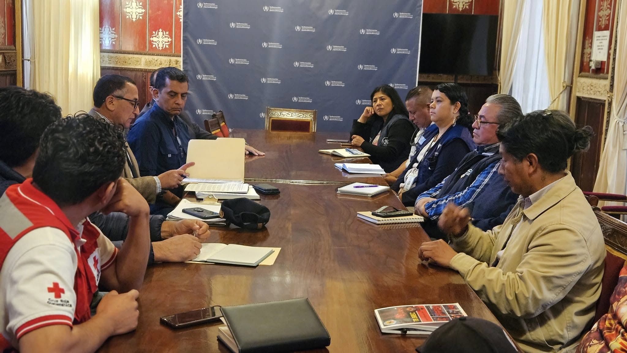 Reunión Interinstitucional para coordinar acciones del Plan Belén en Quetzaltenango