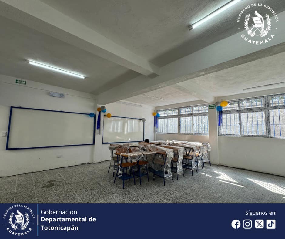 Entregan obra en beneficio de la educación en aldea Rancho, Santa María Chiquimula, Totonicapán