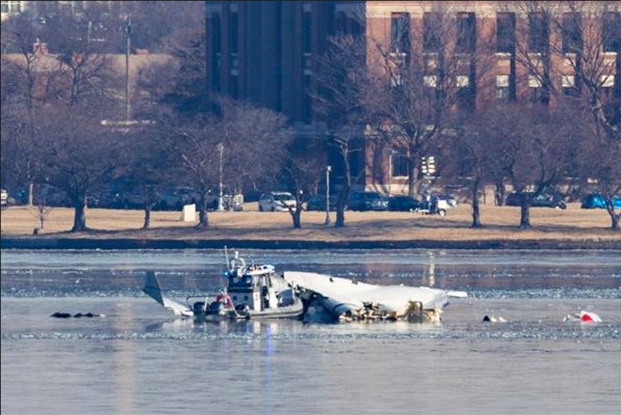 Accidente aéreo en Washington, Estados Unidos.