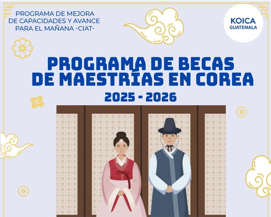 Corea del Sur convoca a optar a becas programas de maestría en diferentes discplinas.