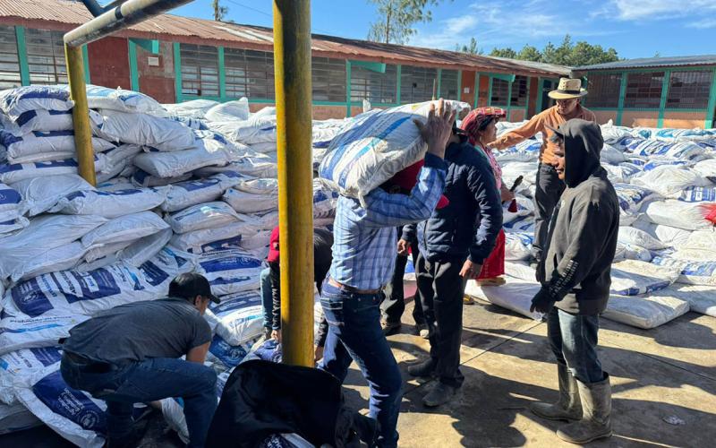 Bono Campesino en modalidad de autoconsumo sigue llegando a más municipios del país. / Foto: MAGA.