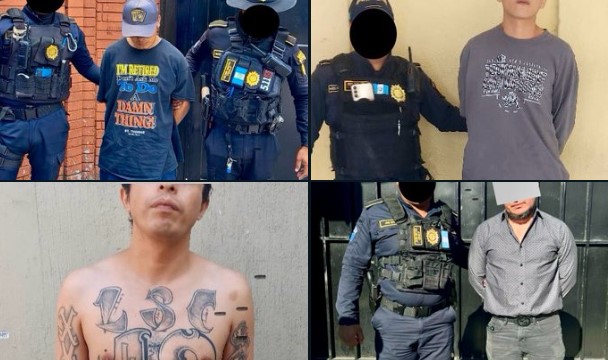 Dos presuntos sicarios del Barrio 18 fueron detenidos cuando pretendían atacar al piloto de un autobús por casos de extorsión.