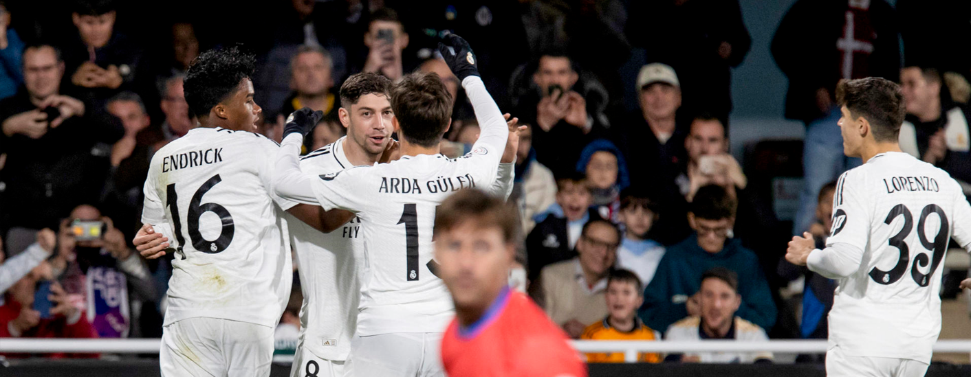 Real Madrid avanza en la Copa del Rey. // Foto: EFE.