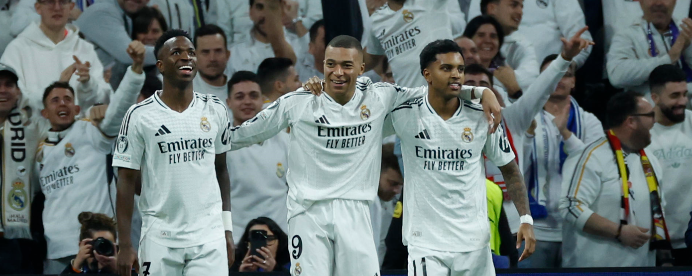 El tridente blanco da un respiro al Real Madrid en la Champions League