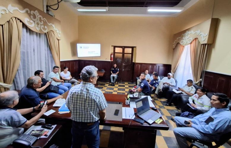 Evalúan acciones implementadas para mejorar la movilidad en El Zarco y Cuatro Caminos, Retalhuleu