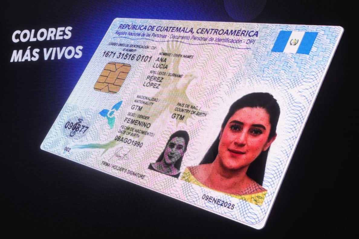 Así es el nuevo DPI en Guatemala