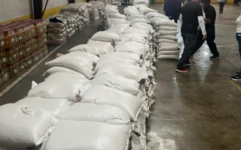 Entrega de alimentos favorece a familias en condición de vulnerabilidad. / Foto: MAGA.
