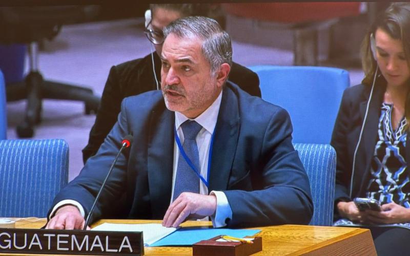 Guatemala condenó enérgicamente en la ONU las hostilidades en la República Democrática de El Congo. / Foto: Minex.