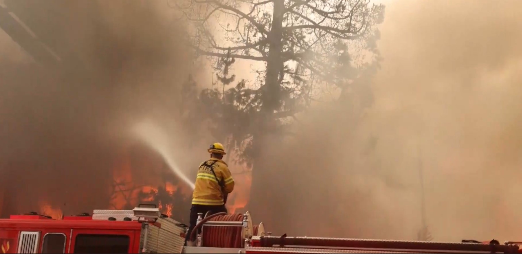 Debido al arduo trabajo de los bomberos y a las condiciones climáticas favorables se ha logrado contener el 8 % de los incendios en Los Ángeles.