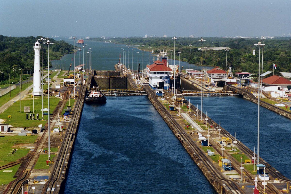 Lago Gatún en el Canal de Panamá. / Foto: Wikipedia.