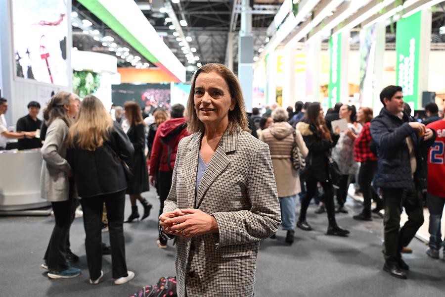 María Valcarce, directora de Fitur, dijo que la actividad de este año supero cifras récord. / Foto: EFE.