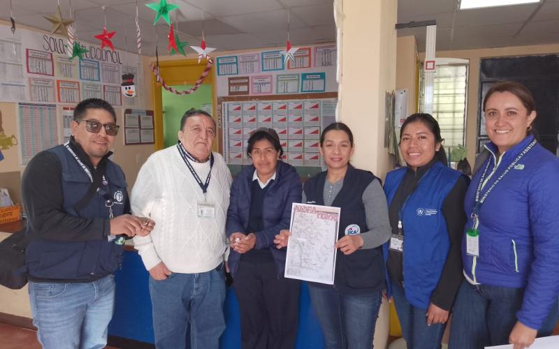 Melina López, 22 años al servicio de la salud de Quetzaltenango. / Foto: MSPAS.
