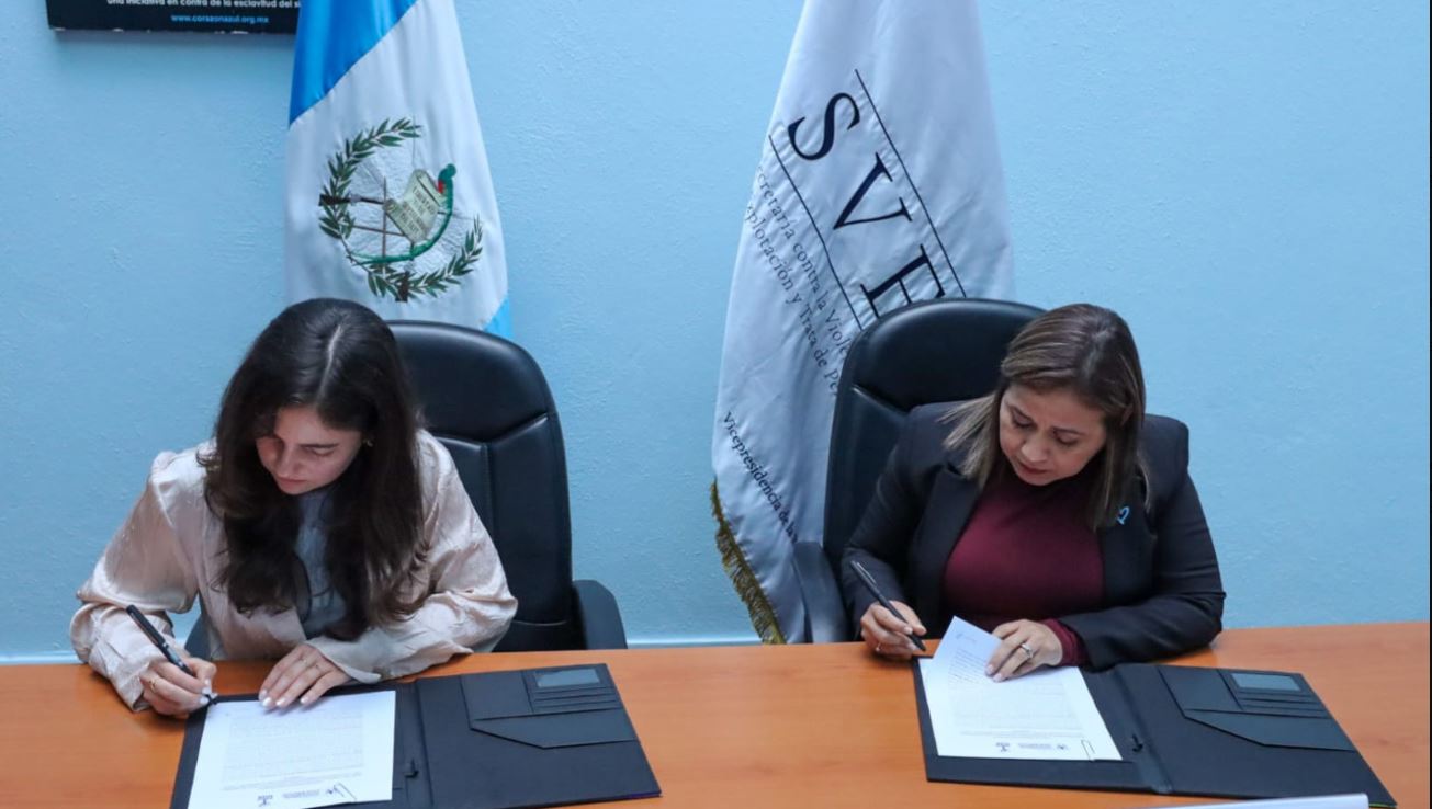 SVET y Fundegua firman acuerdo para prevenir la trata de personas