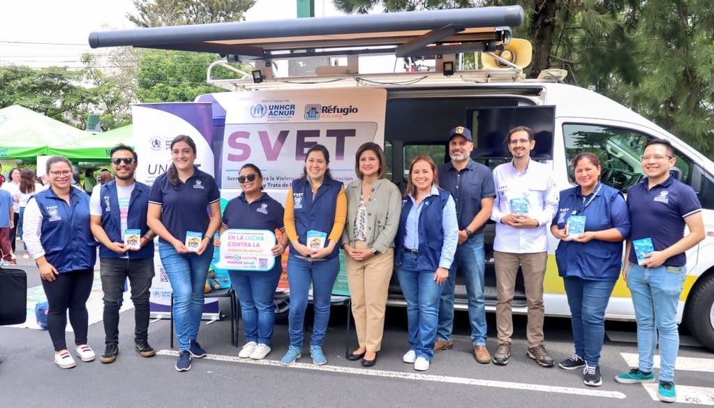 Las Univet, de la SVET, informan a la población sobre delitos de violencia sexual, explotación y trata. / Foto: SVET.