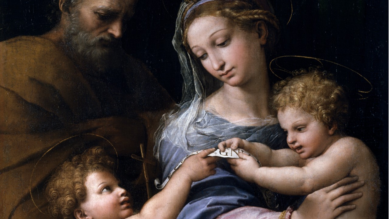 Con Inteligencia artificial se determinó que una parte del cuadro La Virgen de la Rosa no la pintó Rafael.