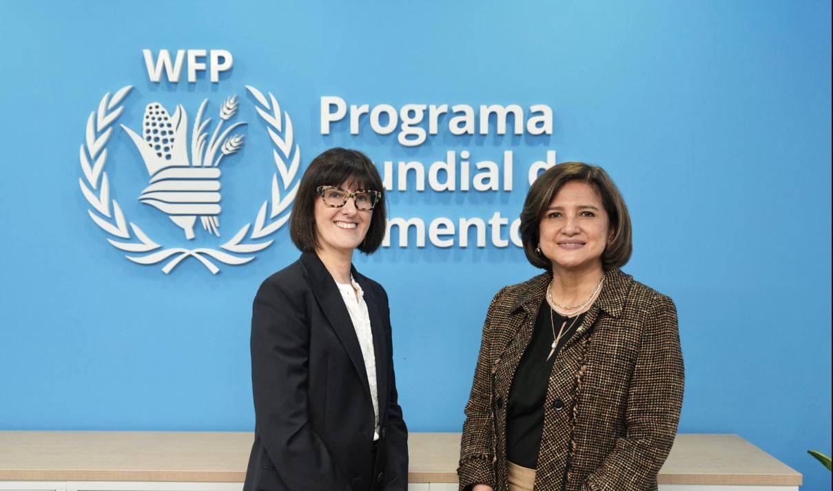 Vicepresidenta se reúne con la representante de WFP en Guatemala. / Foto: Vicepresidencia de la República.