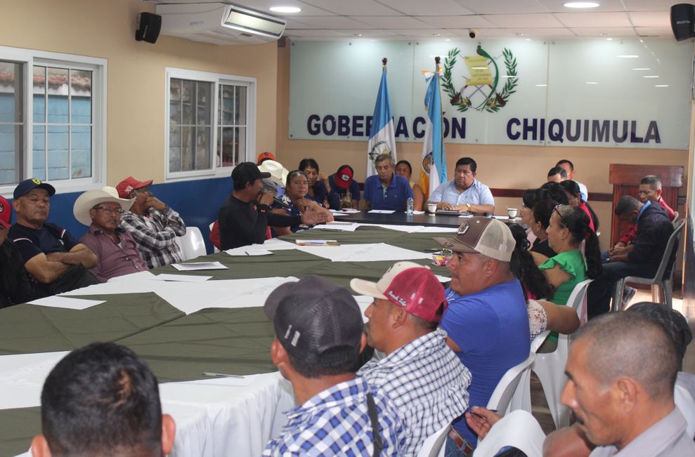Llevan a cabo Mesa de Desarrollo Rural de Chiquimula