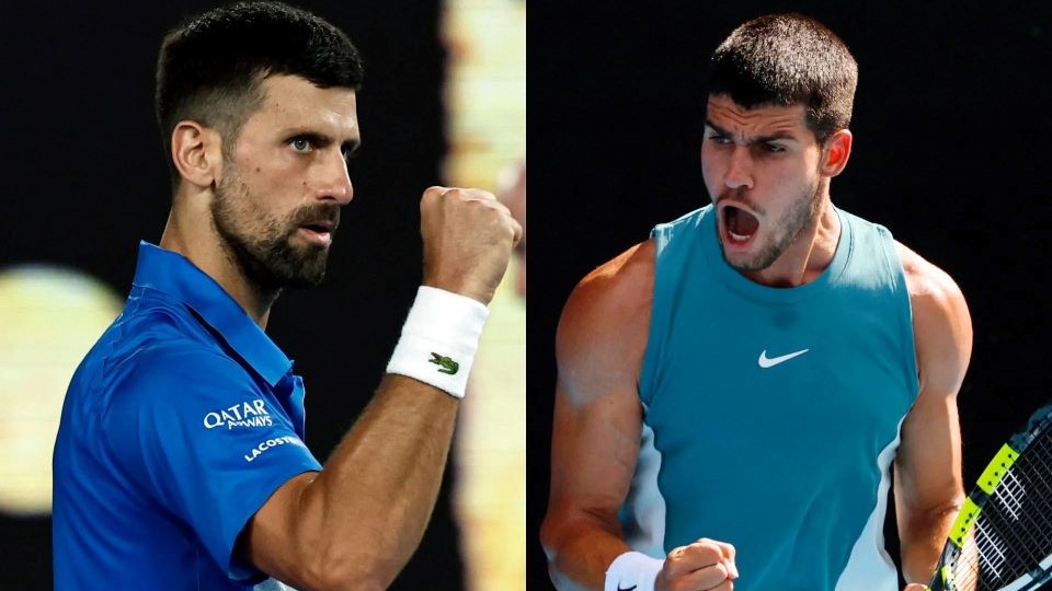 Alcaraz y Djokovic chocan en el Australian Open
