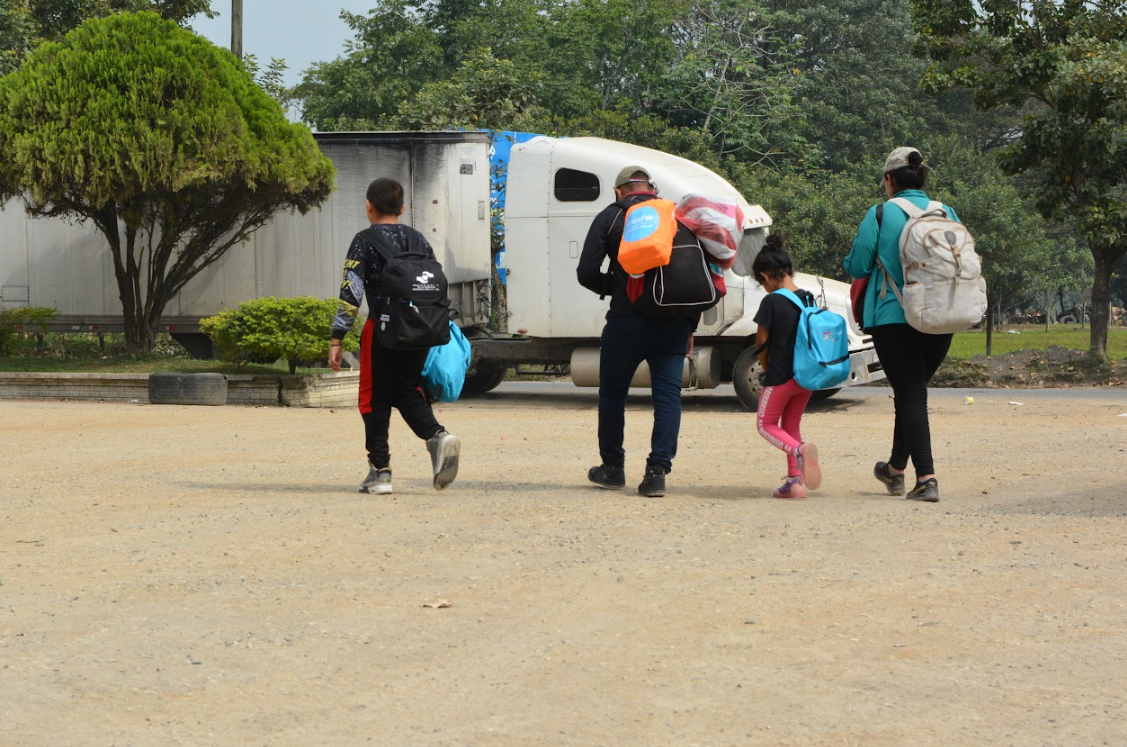 Migración detectó al grupo durante monitoreo del flujo migratorio. / Foto: IGM.