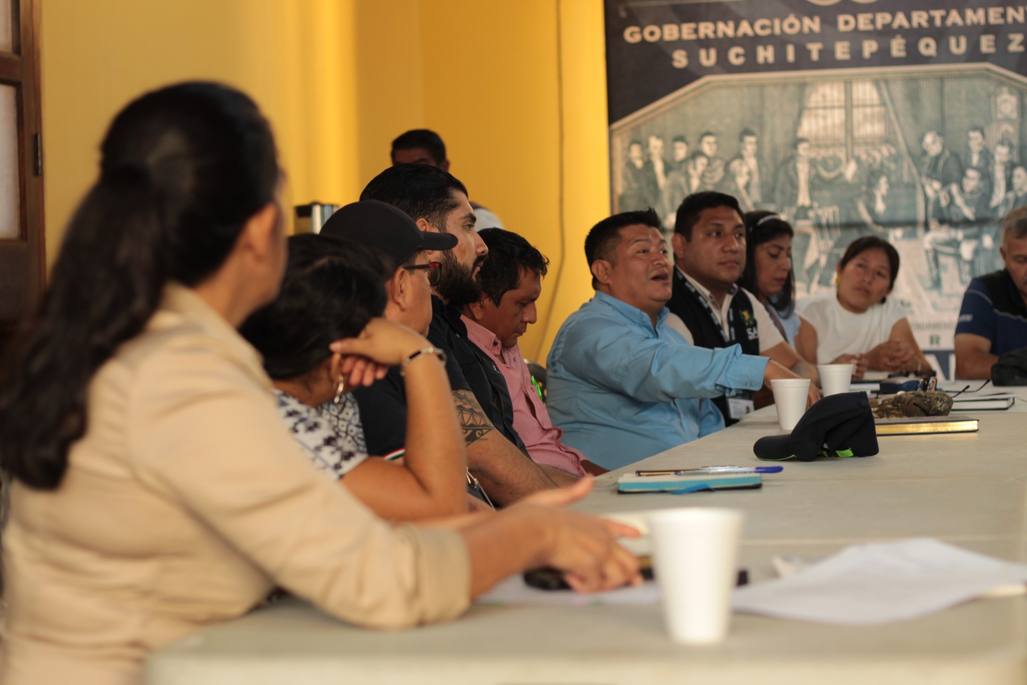 Reunión para agilizar la ejecución de planes y proyectos para Suchitepéquez