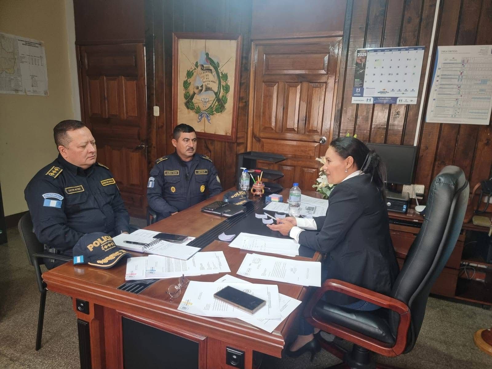 Definen estrategias para reforzar la seguridad en el departamento de Jalapa