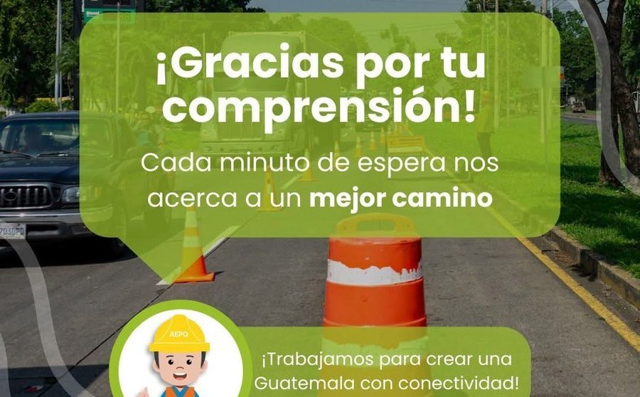 Proponen desvíos para desfogar tránsito por trabajos en ruta a puerto quetzal. /Foto: Anadie