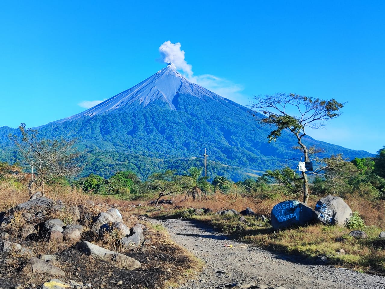 Volcán de Fuego. / Foto: Archivo Conred.