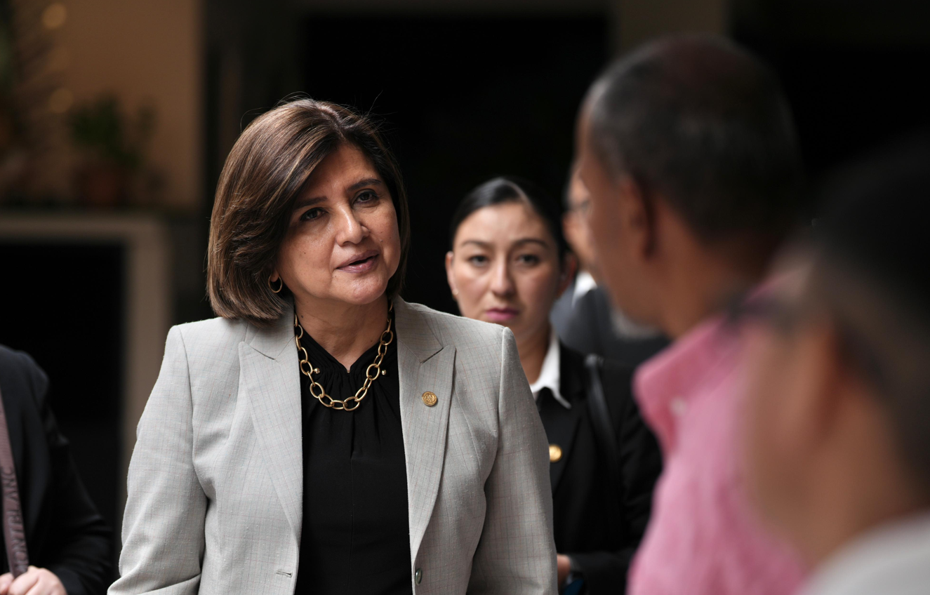 Vicepresidenta conversó con migrantes albergados en la Casa del Migrante. / Foto: Vicepresidencia de la República.