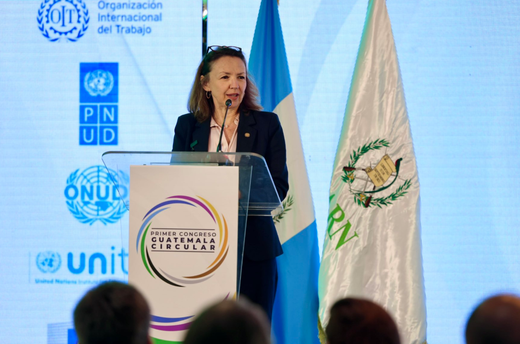 Ministerio de Ambiente y Recursos Naturales (MARN) participó en Congreso de Economía Circular. / Foto: MARN.