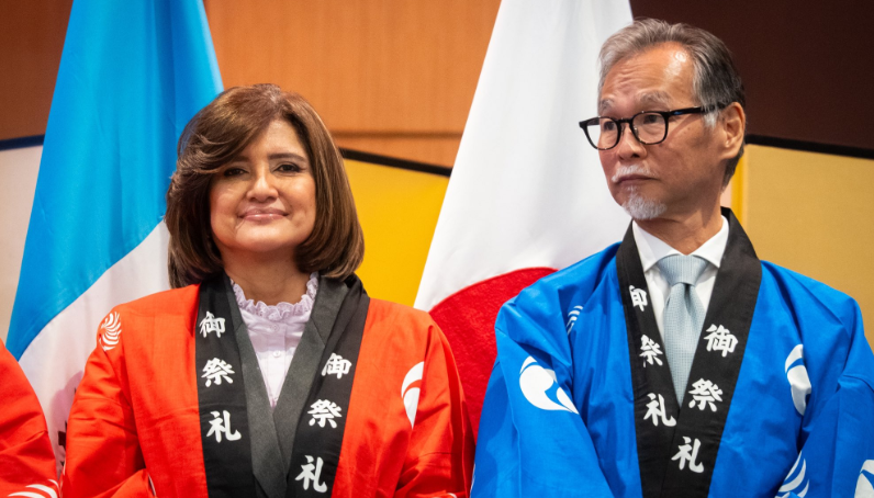 Vicepresidenta Herrera participa en evento en honor a emperador de Japón