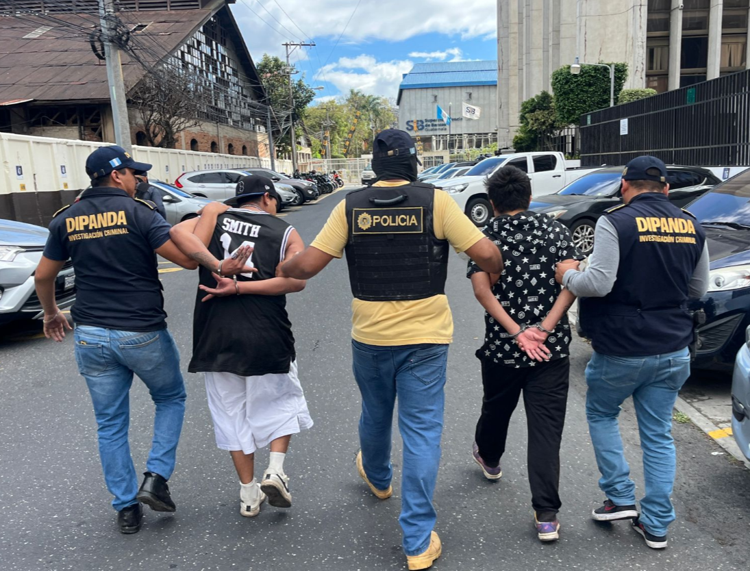 Capturan a mareros vinculados a extorsiones en zona 25 y Villa Nueva