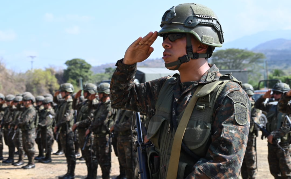 Inauguran fuerza de tarea en Vado Hondo, Chiquimula. /Foto: Ejército de Guatemala.