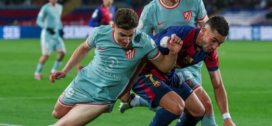 Barcelona y Atlético de Madrid protagonizan un encuentro brutal en la Copa del Rey