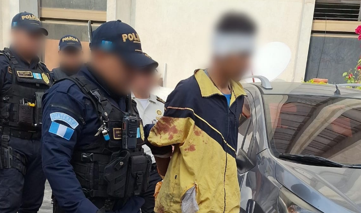 Policía Nacional Civil capturó a presunto responsable del asesinado de una mujer. (Foto: PNC)