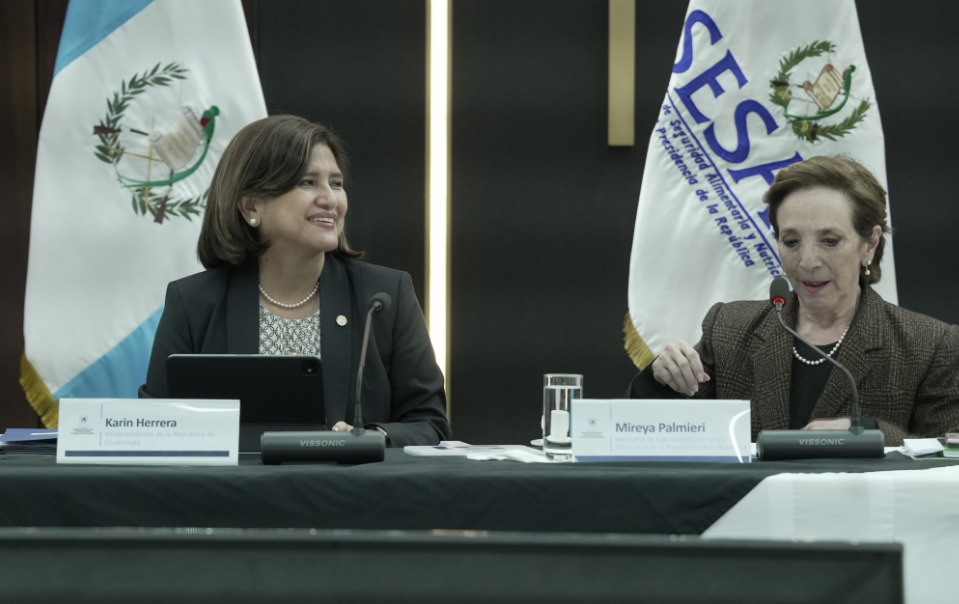 Vicepresidenta Karin Herrera lideró el Consejo Nacional de Seguridad Alimentaria y Nutricional (Conasan). / Foto: Vicepresidencia de la República.