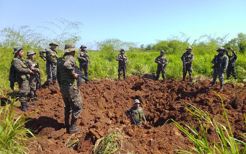 Ejército de Guatemala inhabilita las primeras tres pistas clandestinas del año en Petén